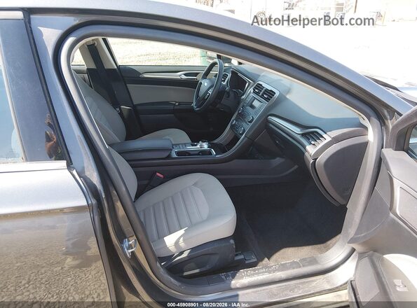 3FA6P0UU3JR141879 2018 FORD FUSION HYBRID Серый Вид салона спереди