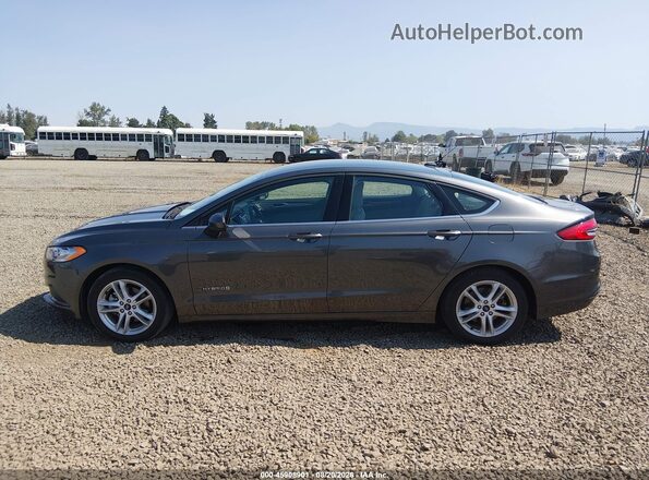 3FA6P0UU3JR141879 2018 FORD FUSION HYBRID Серый 