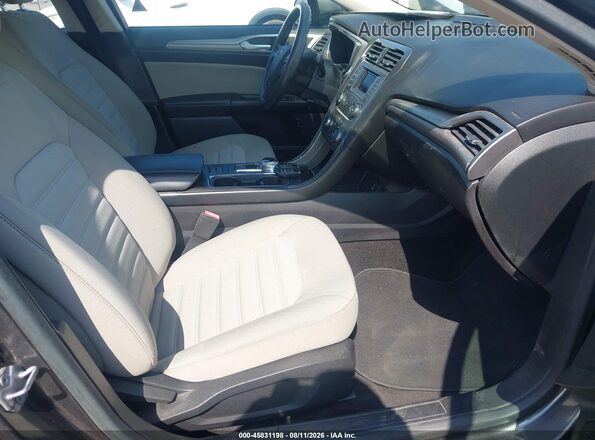 3FA6P0UU3JR243487 2018 FORD FUSION HYBRID Gray Widok wnętrza z przodu