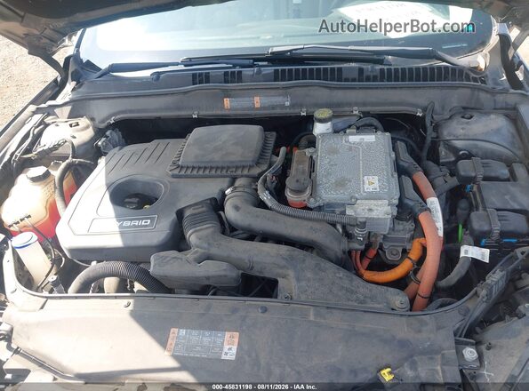 3FA6P0UU3JR243487 2018 FORD FUSION HYBRID Gray Widok z tyłu
