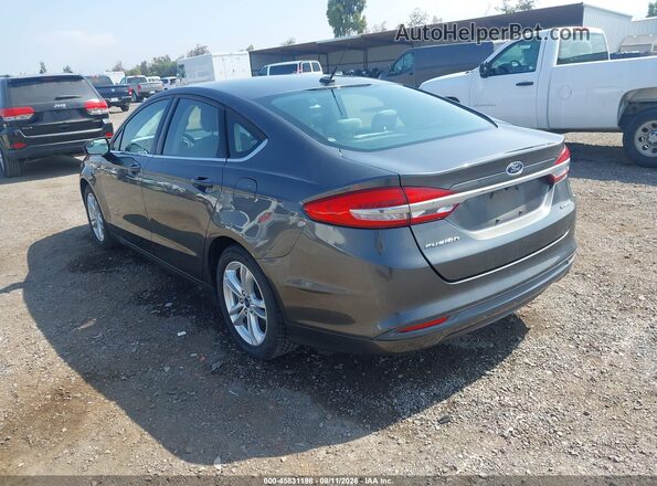 3FA6P0UU3JR243487 2018 FORD FUSION HYBRID Gray Tył lewy