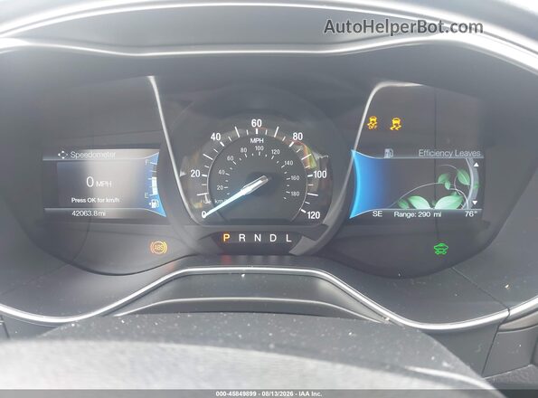 3FA6P0UU3JR254330 2018 FORD FUSION HYBRID White Widok tylnych siedzeń