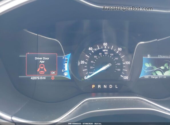 3FA6P0UU3JR254635 2018 FORD FUSION HYBRID Blue Vista de los asientos traseros