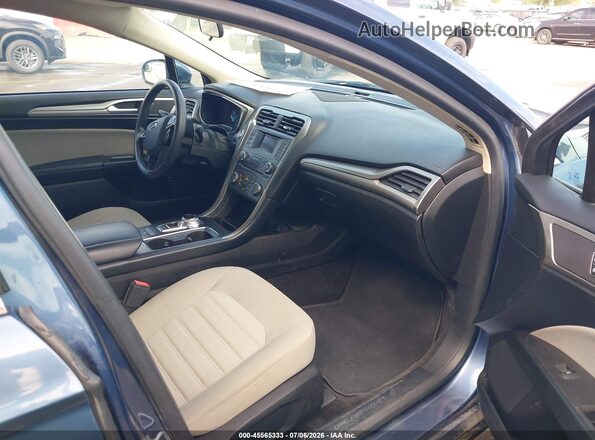 3FA6P0UU3JR254635 2018 FORD FUSION HYBRID Blue Vista interior delantera