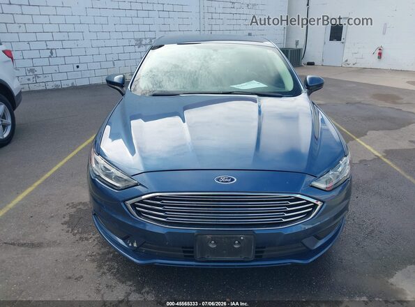 3FA6P0UU3JR254635 2018 FORD FUSION HYBRID Blue Vista interior de 360 grados