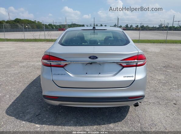 3FA6P0UU3JR271502 2018 FORD FUSION HYBRID Silver 