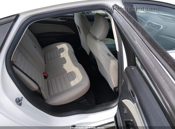 3FA6P0UU3JR273606 2018 FORD FUSION HYBRID White Widok naklejki z numerem VIN