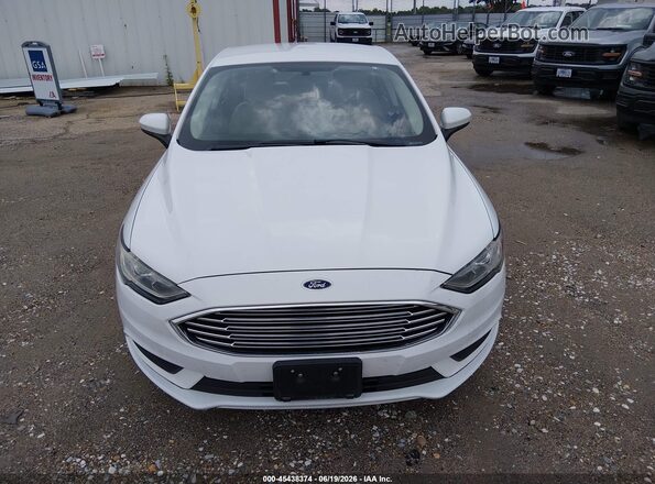3FA6P0UU3JR273606 2018 FORD FUSION HYBRID White Widok z przodu