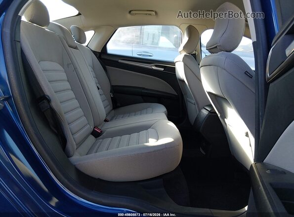 3FA6P0UU3JR281933 2018 FORD FUSION HYBRID Blue Widok naklejki z numerem VIN