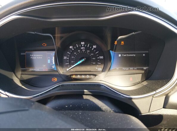 3FA6P0UU4HR158264 2017 FORD FUSION HYBRID Серый Вид задних сидений