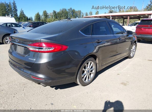 3FA6P0UU4HR158264 2017 FORD FUSION HYBRID Серый Задняя правая четверть