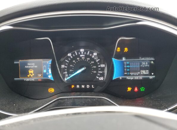 3FA6P0UU4JR100726 2018 FORD FUSION Black ხელსაწყოთა პანელის ხედი