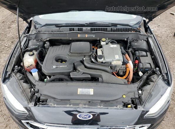 3FA6P0UU4JR100726 2018 FORD FUSION Black უკანა სალონის ხედი