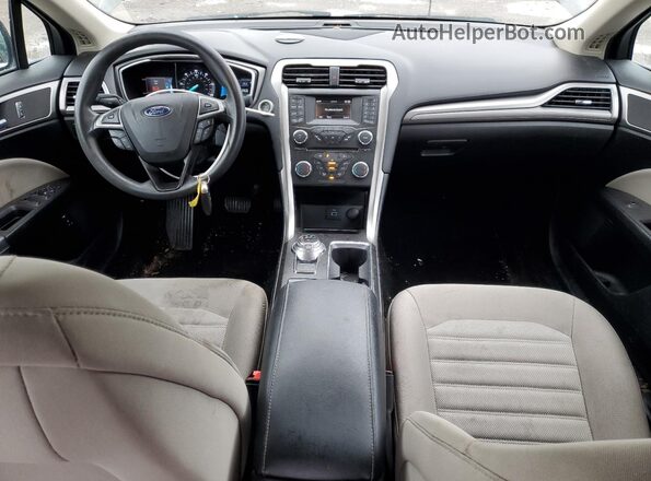 3FA6P0UU4JR100726 2018 FORD FUSION Black წინა პანელის ხედი