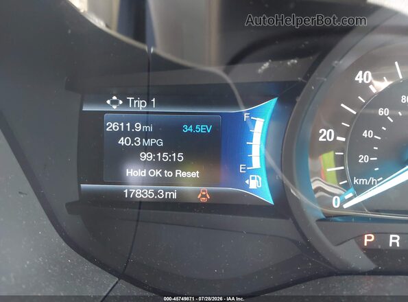 3FA6P0UU4JR243613 2018 FORD FUSION HYBRID Gray 360 interior view