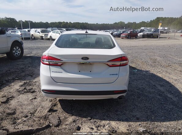 3FA6P0UU4JR254403 2018 FORD FUSION HYBRID Белый 