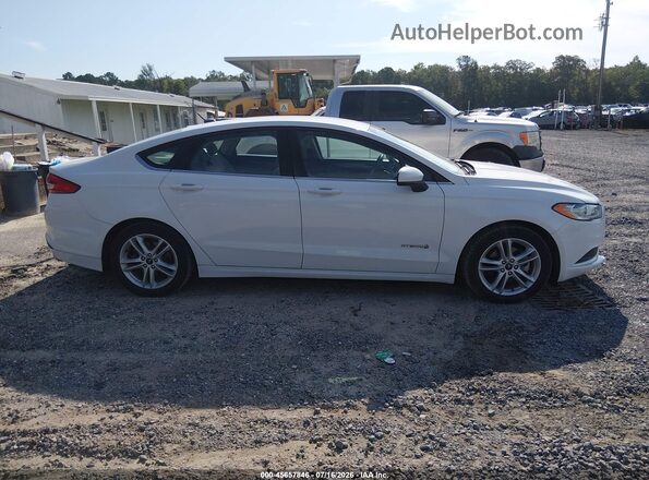 3FA6P0UU4JR254403 2018 FORD FUSION HYBRID Белый Панорамный вид салона 360°