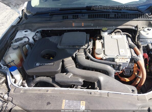 3FA6P0UU4JR254403 2018 FORD FUSION HYBRID Белый Вид сзади