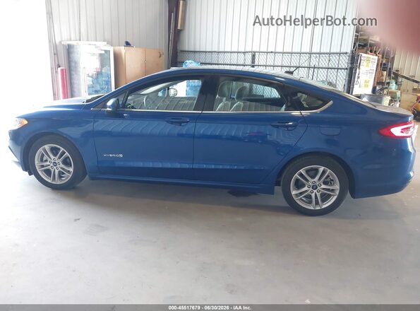 3FA6P0UU4JR254630 2018 FORD FUSION HYBRID Gray Vista interior de 360 grados
