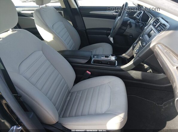 3FA6P0UU4JR271489 2018 FORD FUSION HYBRID Black წინა სალონის ხედი