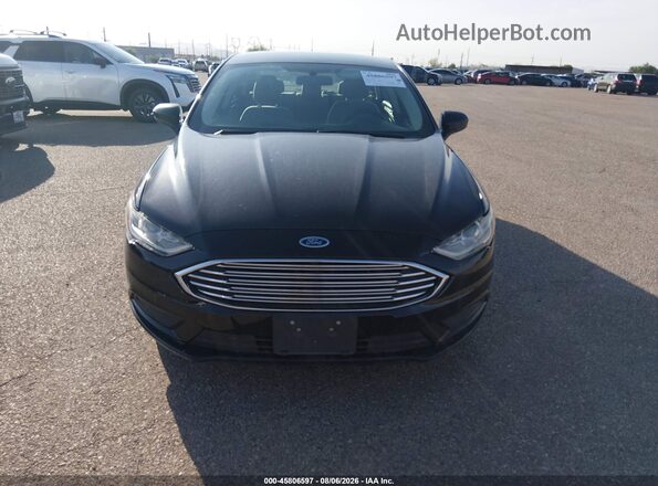 3FA6P0UU4JR271489 2018 FORD FUSION HYBRID Black ხელსაწყოთა პანელის ხედი