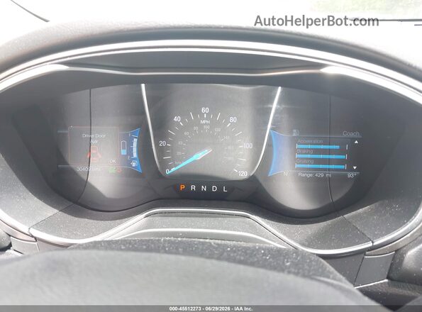 3FA6P0UU4JR271640 2018 FORD FUSION HYBRID Silver Widok tylnych siedzeń