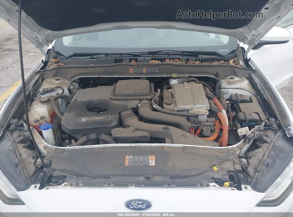 3FA6P0UU4JR273713 2018 FORD FUSION HYBRID Белый Вид сзади