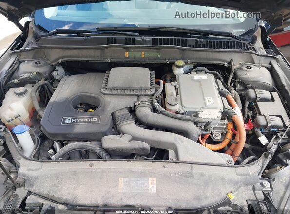 3FA6P0UU4JR278779 2018 FORD FUSION HYBRID Black Vista trasera