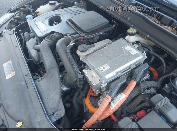 3FA6P0UU4JR278863 2018 FORD FUSION HYBRID Синий Вид сзади