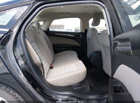 3FA6P0UU4JR282024 2018 FORD FUSION HYBRID Black Widok naklejki z numerem VIN