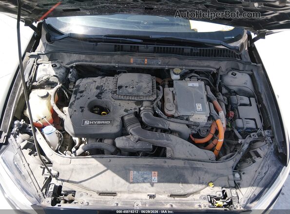 3FA6P0UU4JR282024 2018 FORD FUSION HYBRID Black Widok z tyłu