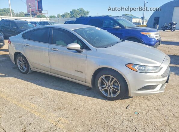 3FA6P0UU5JR101075 2018 FORD FUSION Silver Առջևի աջ