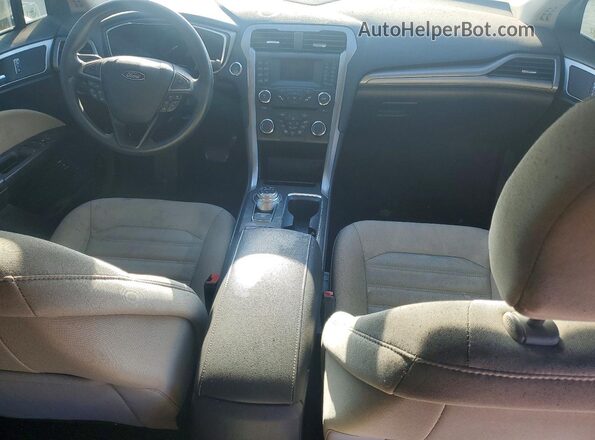3FA6P0UU5JR101075 2018 FORD FUSION Silver Առջևի վահանակի տեսք