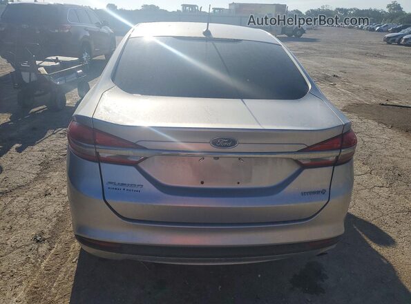 3FA6P0UU5JR101075 2018 FORD FUSION Silver Հետևի տեսք