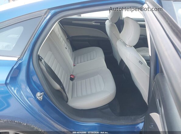 3FA6P0UU5JR209471 2018 FORD FUSION HYBRID Blue Вид наклейки з VIN-кодом