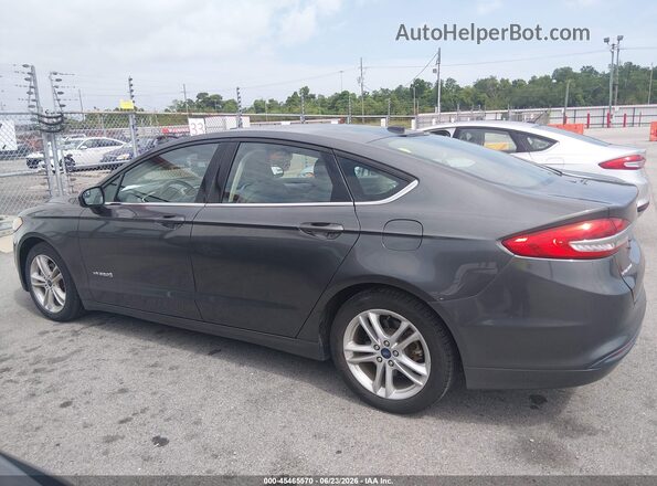 3FA6P0UU5JR254541 2018 FORD FUSION HYBRID Gray Панорамний вид салону 360°