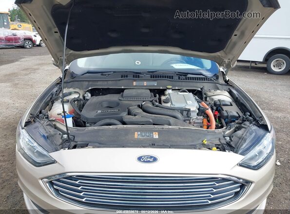 3FA6P0UU5JR261697 2018 FORD FUSION HYBRID Gold Vista trasera
