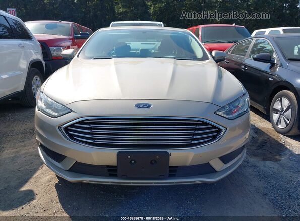 3FA6P0UU5JR261697 2018 FORD FUSION HYBRID Gold Vista del cuadro de instrumentos
