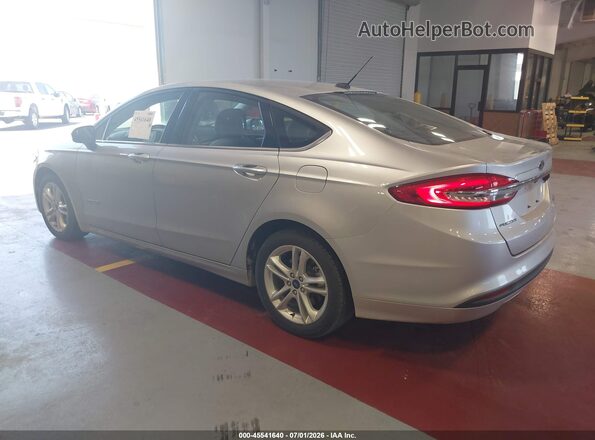 3FA6P0UU5JR278788 2018 FORD FUSION HYBRID Silver Задня ліва чверть