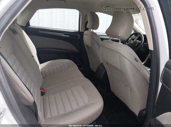 3FA6P0UU6JR100792 2018 FORD FUSION HYBRID White Vista de la etiqueta del VIN