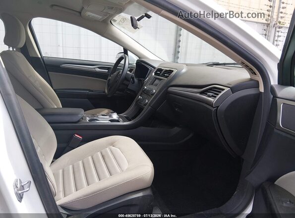 3FA6P0UU6JR100792 2018 FORD FUSION HYBRID White Vista interior delantera