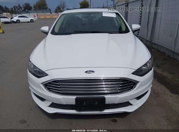 3FA6P0UU6JR100792 2018 FORD FUSION HYBRID White Vista interior trasera
