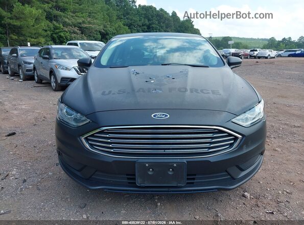 3FA6P0UU6JR235822 2018 FORD FUSION HYBRID Gray Vista frontal