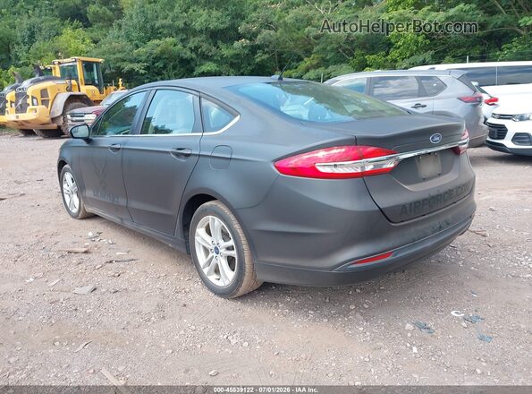 3FA6P0UU6JR235822 2018 FORD FUSION HYBRID Gray Trasero izquierdo