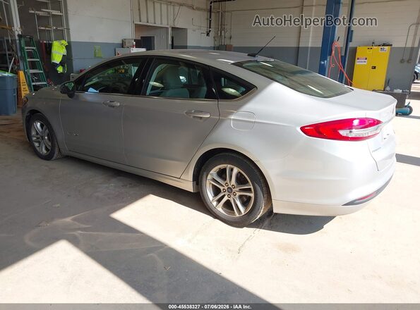 3FA6P0UU6JR235836 2018 FORD FUSION HYBRID Silver Հետևի ձախ