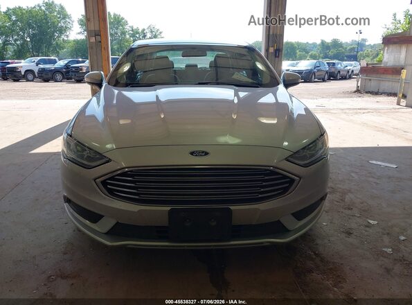 3FA6P0UU6JR235836 2018 FORD FUSION HYBRID Silver Սարքավորումների վահանակի տեսք