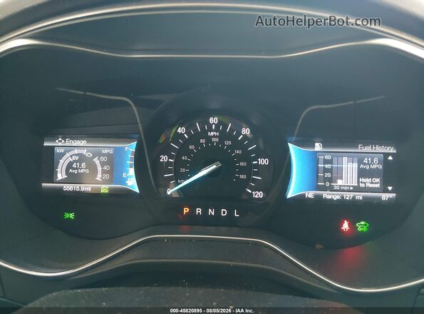 3FA6P0UU6JR243466 2018 FORD FUSION HYBRID Серебряный Вид задних сидений