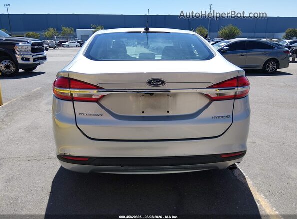 3FA6P0UU6JR243466 2018 FORD FUSION HYBRID Серебряный 