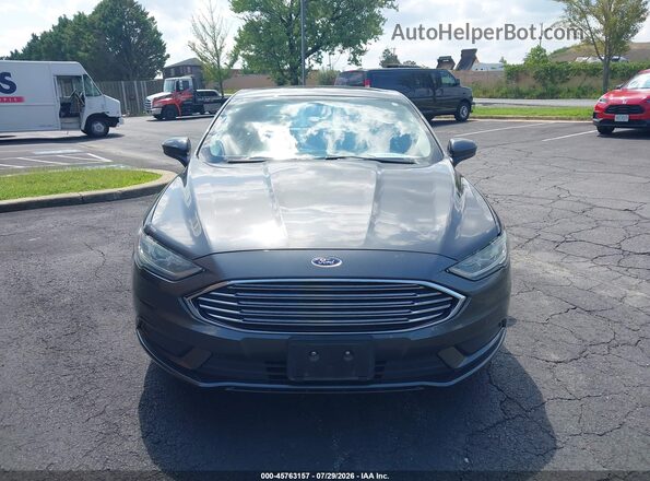 3FA6P0UU6JR282087 2018 FORD FUSION HYBRID Gray 