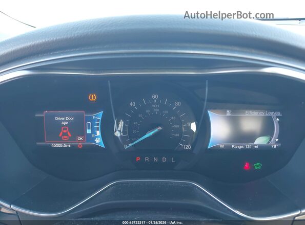 3FA6P0UU7HR160185 2017 FORD FUSION HYBRID Blue Vista de los asientos traseros